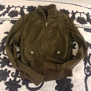 Forever 21 Green Bomber Jacket
